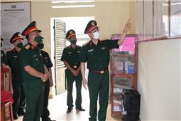 Quân khu: Kiểm tra kết quả thực hiện nhiệm vụ 6 tháng đầu năm tại Lữ đoàn 382